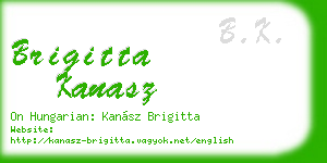 brigitta kanasz business card