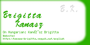 brigitta kanasz business card